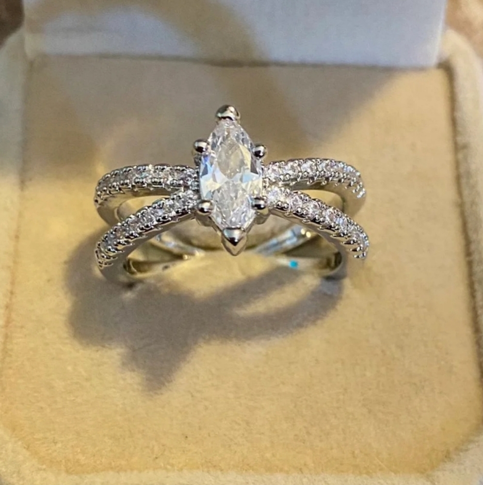 Kay Jewelers Marque cut beautiful sapphire